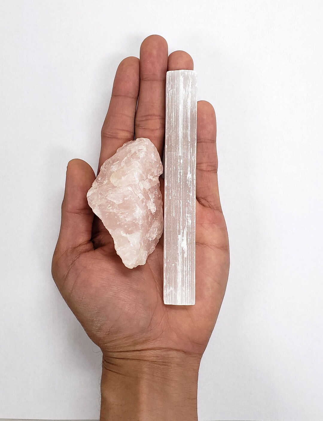置物 Herlipto HLT Self Love Rose Stone Set Rose Quartz & 5