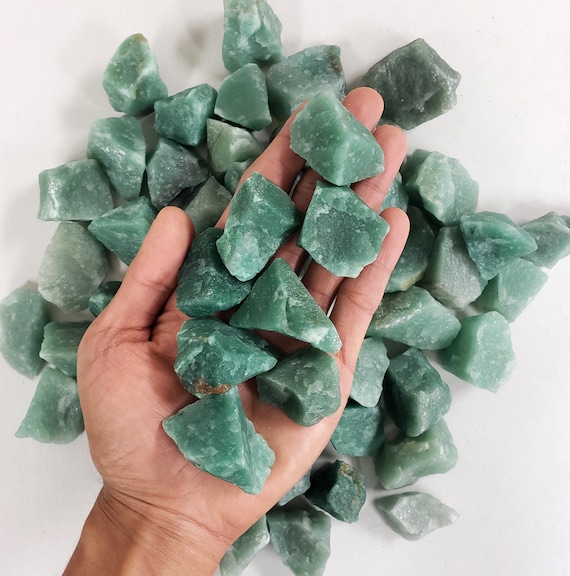Green Aventurine Crystal - Raw Natural Stone Bulk Wholesale - Green  Aventurine Stones for Tumbling, Cabbing, Wicca & Crystal Healing - Etsy