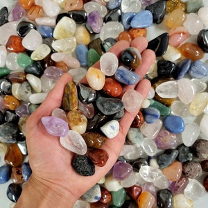 Tumbled Stones Pendant Size 1 2 to 1 Assorted Polished Gemstones