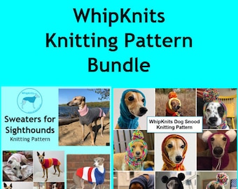 Dog Knitting Pattern, Knitted Dog Hat Pattern, Knitted Dog Sweater Pattern