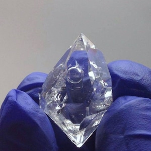Genuine NY Herkimer Diamond with ENHYDROs (2 bubbles!)