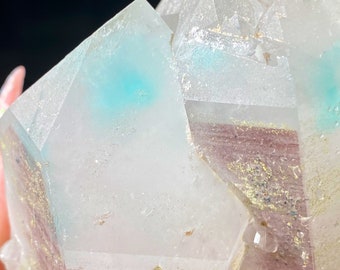 100% Natural - Unpolished Ajoite in Quartz | Messina Mine | Old Stock - over 35+ years