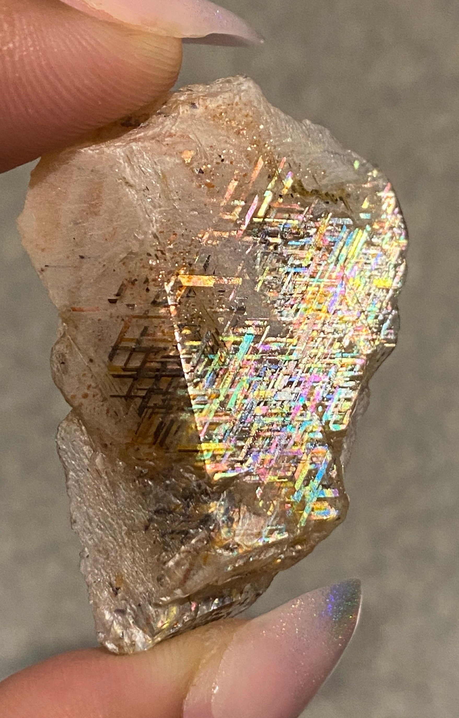 Buy Extremely Rare Rainbow Lattice Sunstone Harts Range