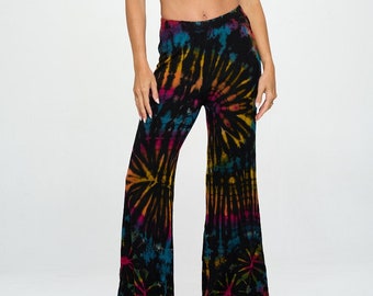 Tie dye bell bottom pant, Free size