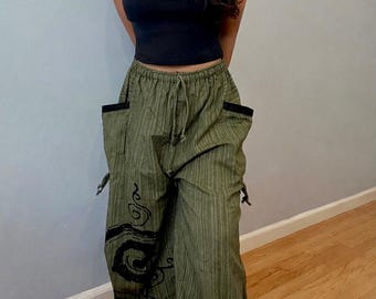 Uniseks hippiebroek: uniseks hippiestijl