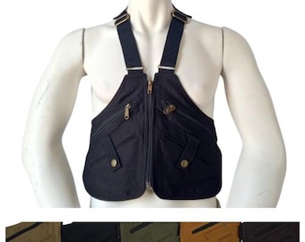Cotton festival vest Bag for men and women