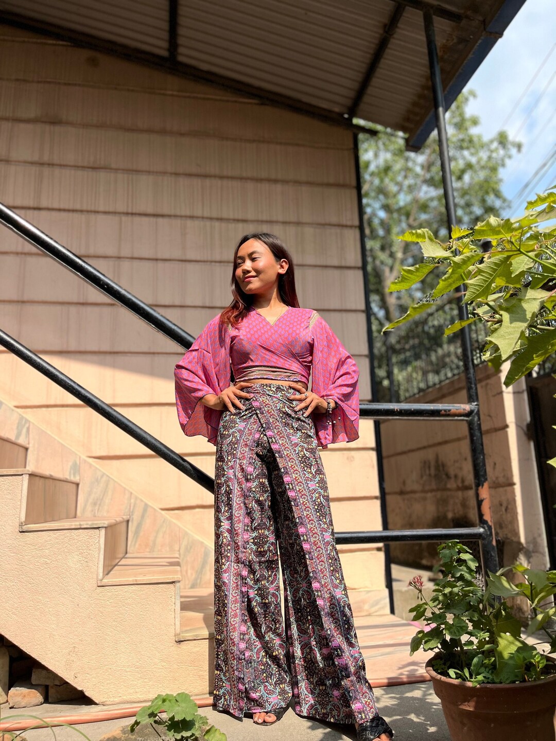 Ultra Soft Silk Wrap Pant Assorted Colors, Size XS,S,M,L,XL,XXL Etsy