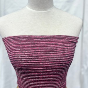 Woven organic cotton tube top, size XS/S/M/L Pink