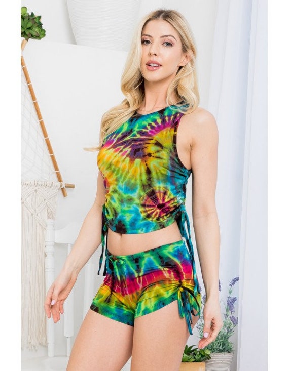 Spandex short outfits hot sale