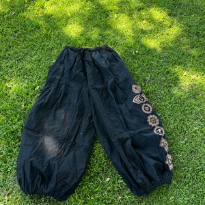 cotton harem pants, boho pants, free spirit pants, hippie pant, eco-friendly fabric, handmade in nepal