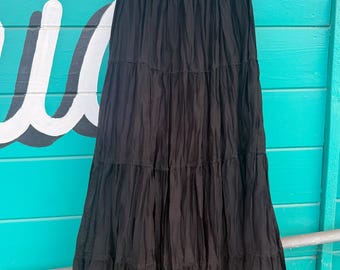 Cotton Skirt With Lace bottom