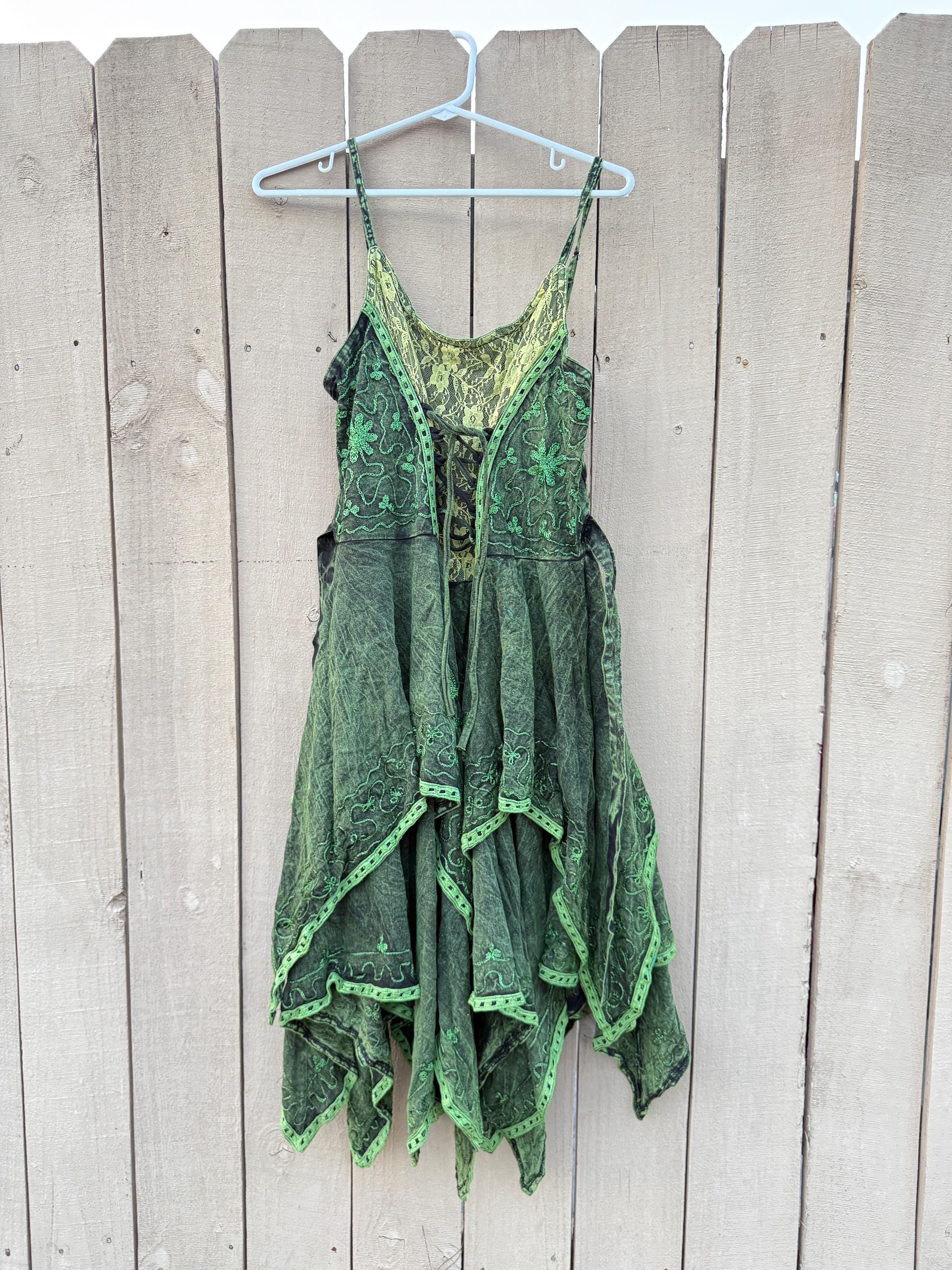 Cotton embroidery fairy dress One size, fits S/M/L