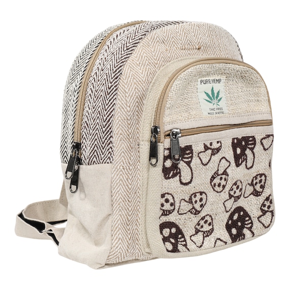 hemp backpack purse