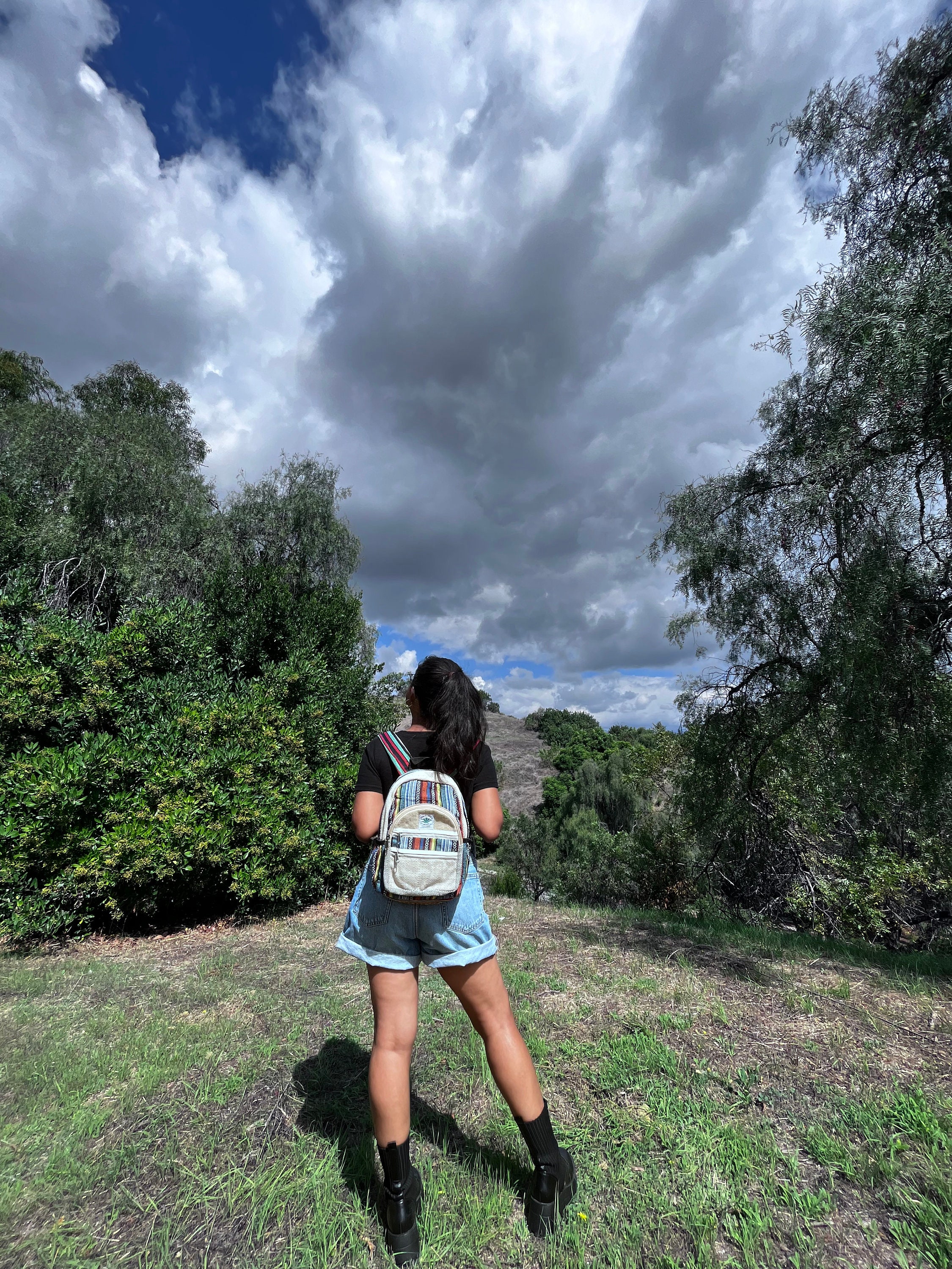 tree of life Small hemp backpack, small hemp purse, hippie bags, freespirit  bags, traveling bags, fairtrade bag, festival backpack