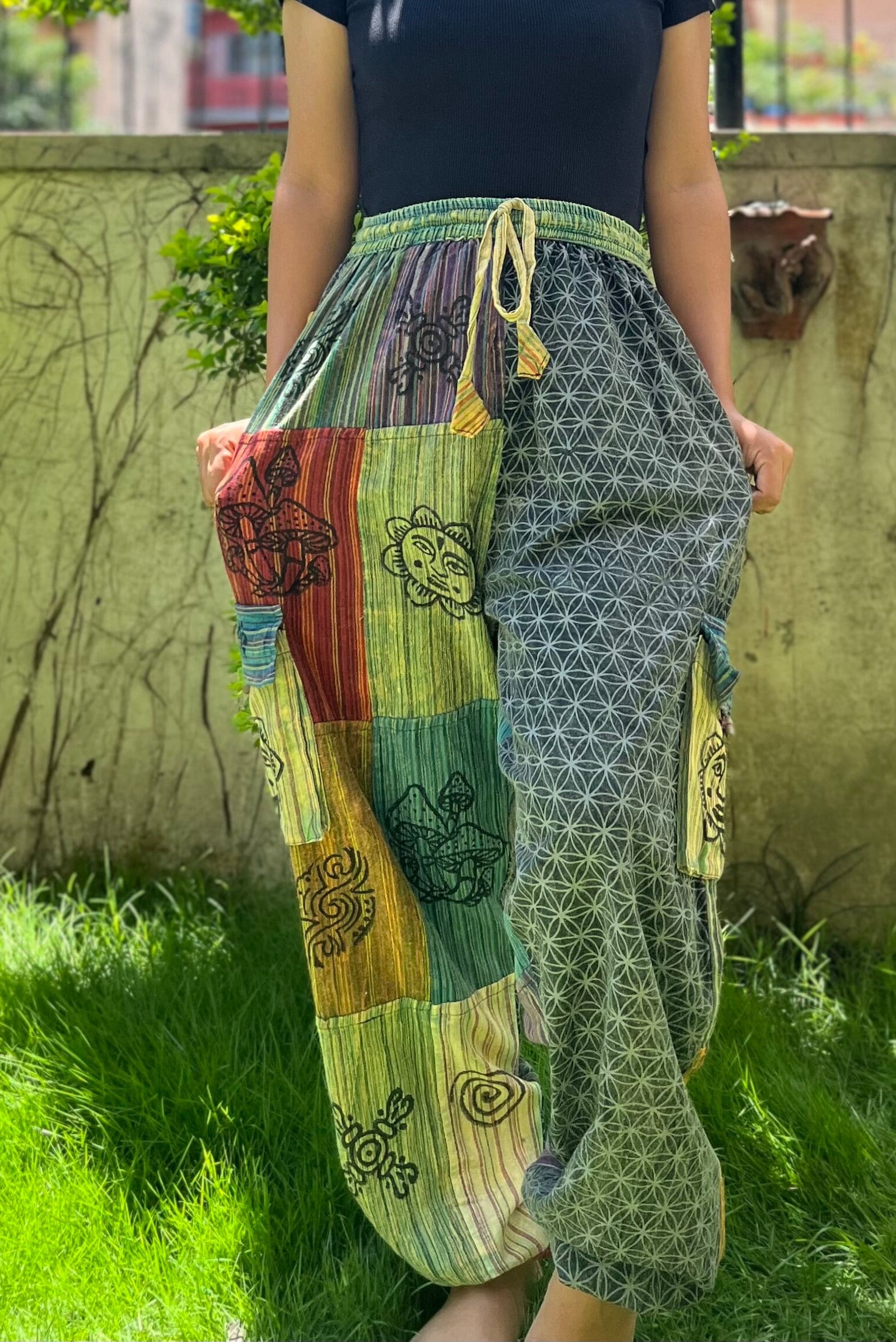Embroidery Patchwork Trousers/TODAYFUL12510701 - Select Shop