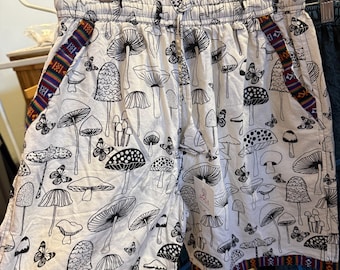mushroom cotton shorts