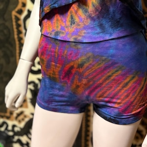 Calliope Strapless Top and Shorts Set - Chocolate Tie Dye main image 0