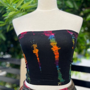 tie dye tube top image 3