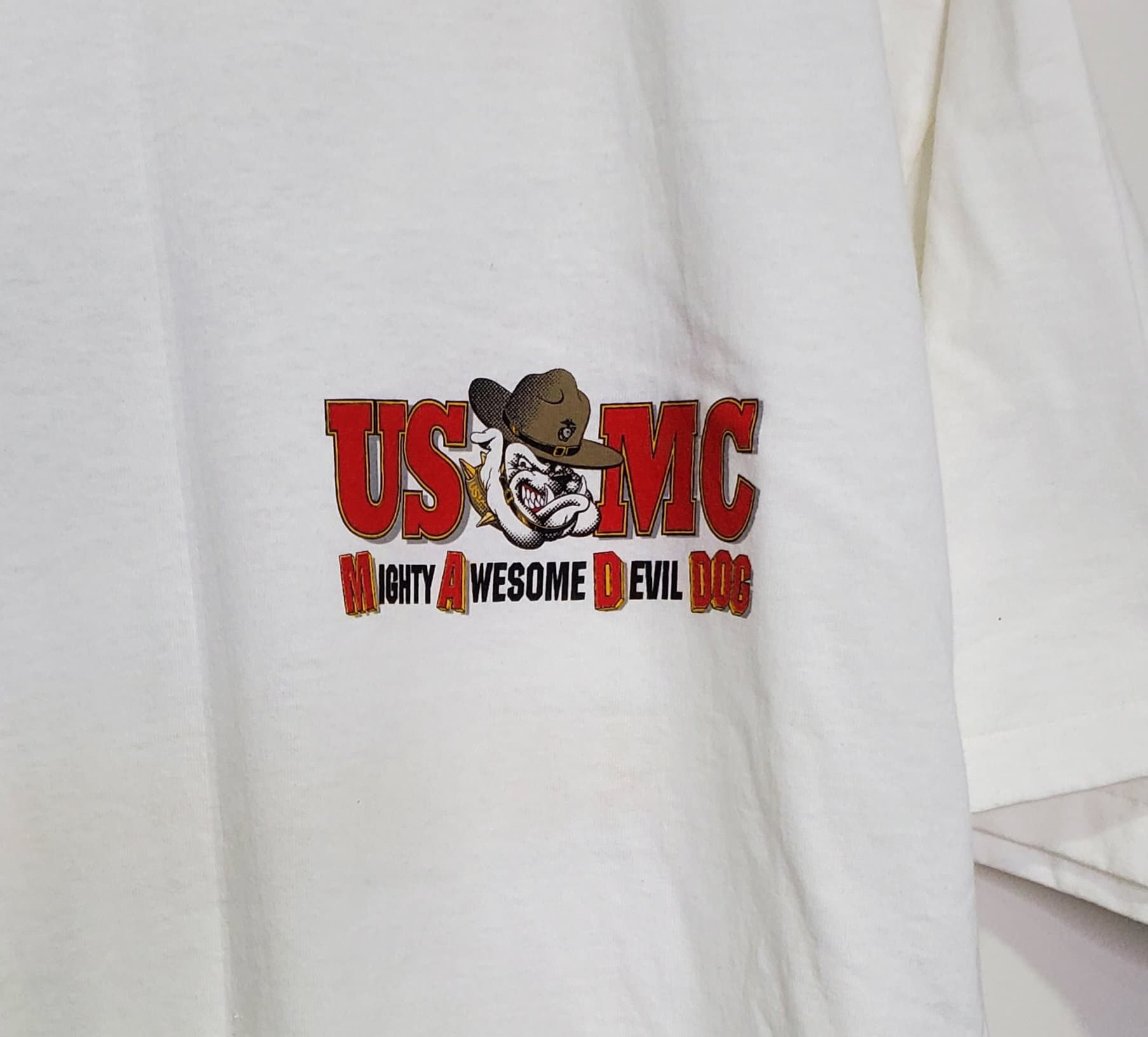 Vintage USMC Marine Corps Devil Dog Tshirt. XL - Etsy