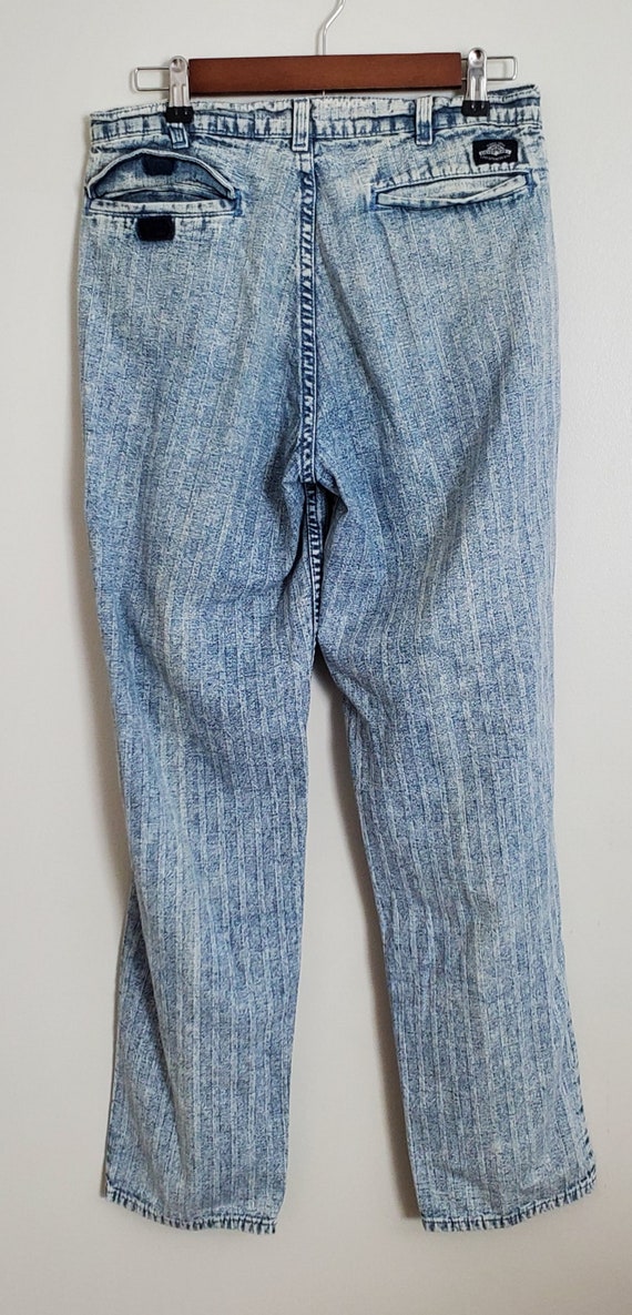 Vintage 90s Levi Strauss Acid Wash Jeans, Thin & … - image 4