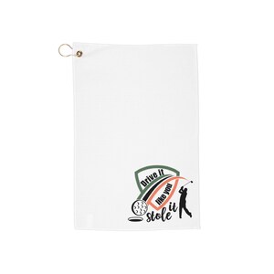 Golf Towel | Life is Short Swing Hard | Perfect Gift Golfers | Fathers Day Gift | Golf Accessories | Gift For Him | Drive It Golf