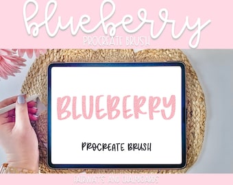 Blueberry Procreate Brush | Instant Download | Procreate