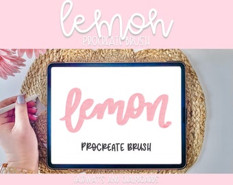 Lemon Procreate Brush | Instant Download | Procreate