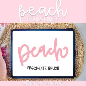 Peach Procreate Brush | Instant Download | Procreate