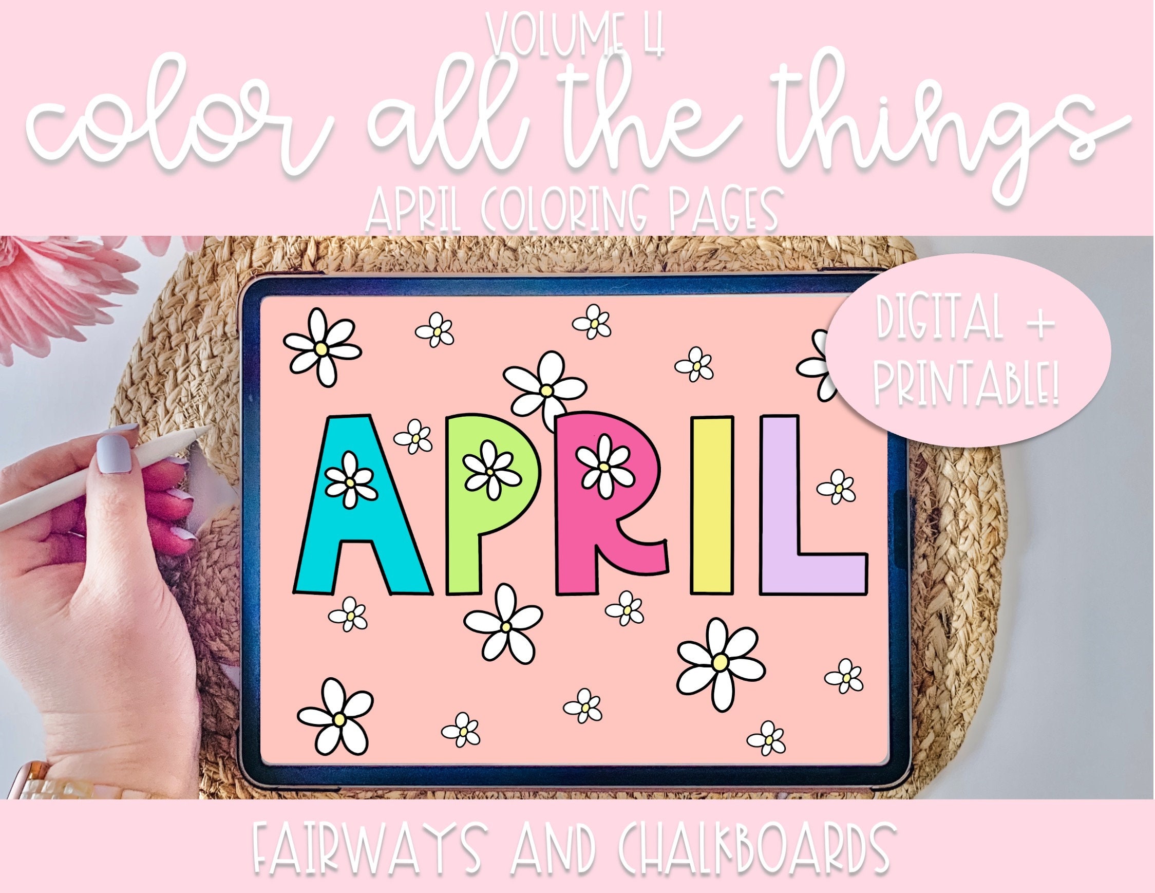 April Coloring Pages For Kids