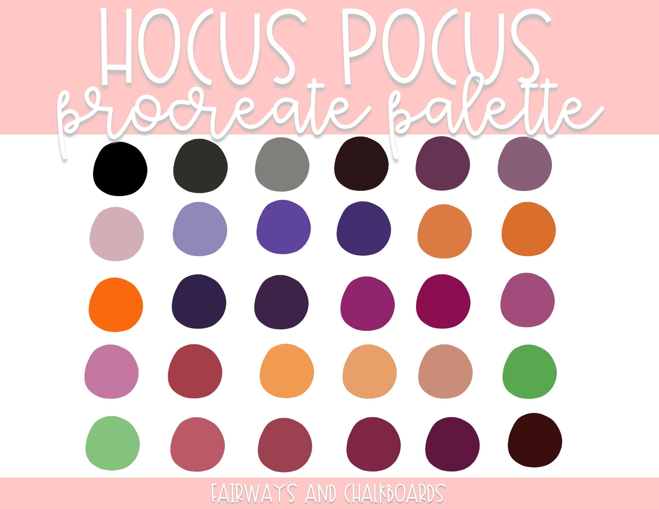 Procreate Hocus Pocus Color Palette Fall Color Palette Procreate Colors Procreate Palette procreate-hocus-pocus-color-palette-fall-color-palette-procreate-colors-procreate-palette