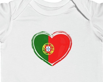 Portuguese heart Infant Fine Jersey Bodysuit