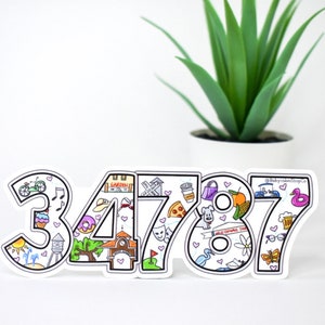 専用出品 34787 Zip Code Winter Garden Sticker - Etsy