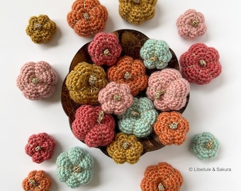 Mini decorative pumpkin crochet