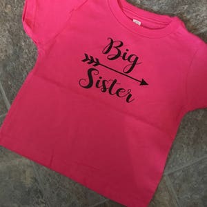 Big Sister Shirt, Big sister clothes, Big sister outfit, Sister Shirt, Sister Toddler Shirt, Big Sister Tshirt, Girls Clothing,Sister Outfit