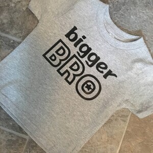 Bigger Brother Tshirt, Bigger Bro, Bigger, Bro, Bigger Bro Tshirt, Shirt, Brother Tshirt, Toddler Shirt, Boy, Boys Clothing