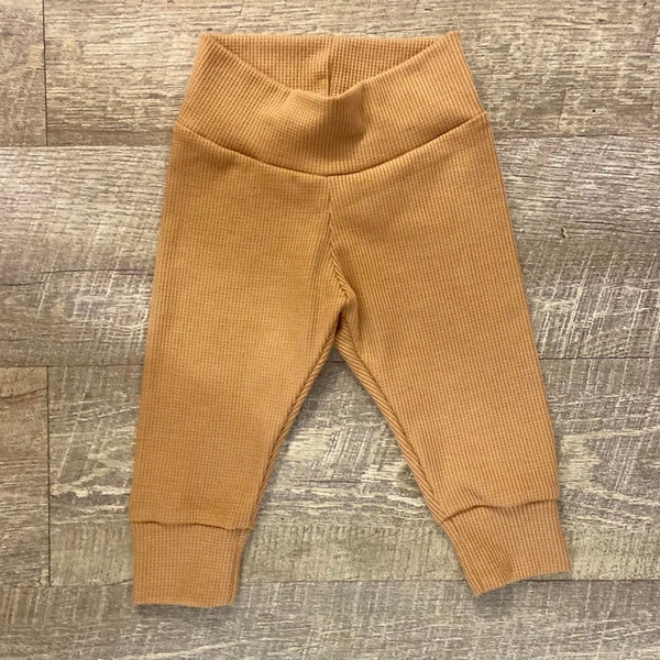 Camel Joggers, Long Underwear Texture, Textured Pants, Toddler Leggings, Infant Outfit, Girls Clothing, Boys Joggers, Pants, Infant Jogger