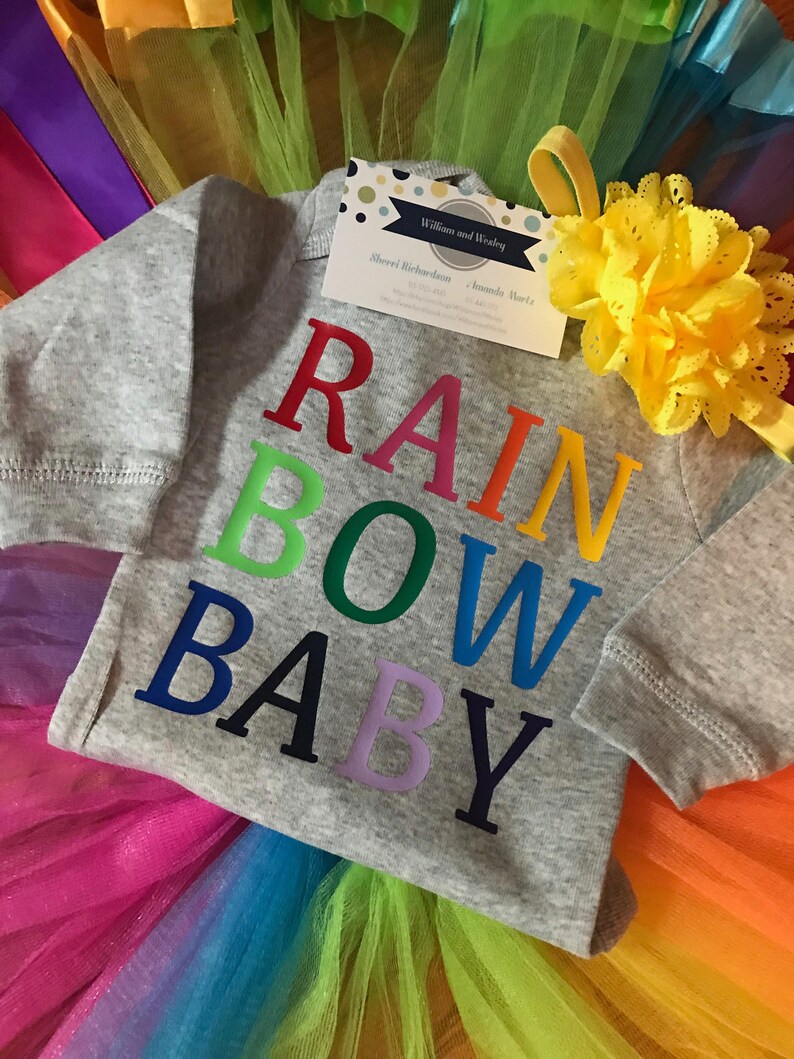 Rainbows New Baby Rainbow Baby Bodysuit Miracles Cute Baby Announcement New Baby Gift New Mom Gift Rainbow Baby Baby Shower Gift