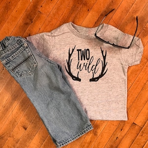 Two Wild Toddler T-Shirt, Birthday Shirt, Second Birthday, 2nd Birthday, Two Wild, Toddler Birthday, Two Wild Birthday, Two Birthday