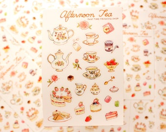 Afternoon Tea Sticker Sheet