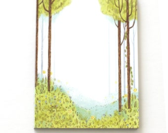 Fairy Tale Enchanted Forest Memo Pad