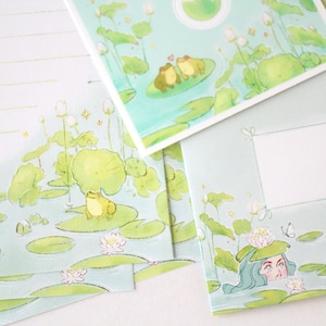 Water Lily Stationery Set