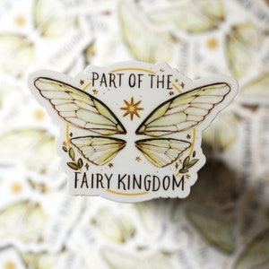 Part of the Fairy Kingdom Vinyl Sticker