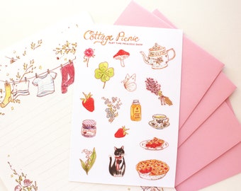 Juego de papelería Cottagecore Picnic