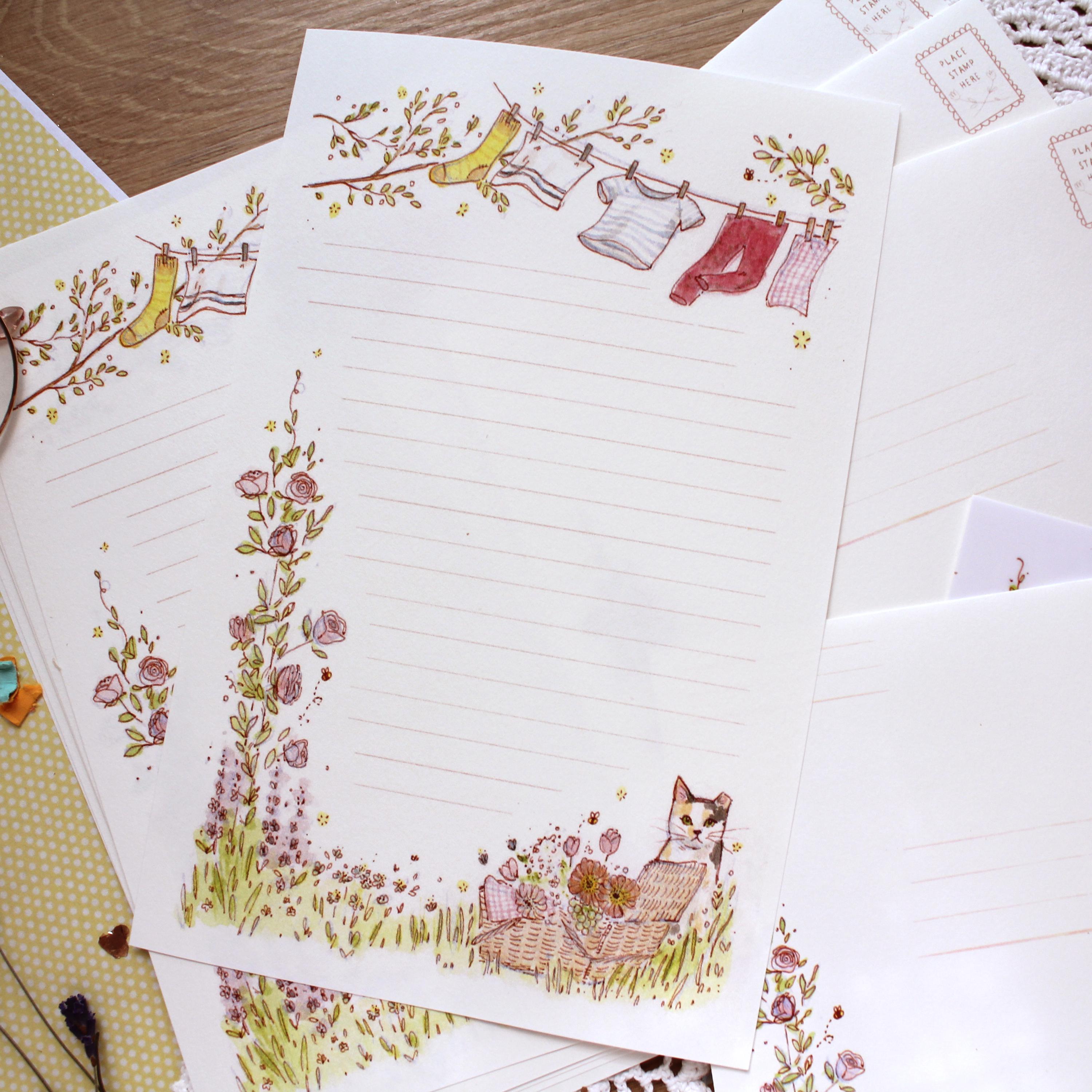 Letter In Paper Letter Paper From Stationery Sets - Etsy