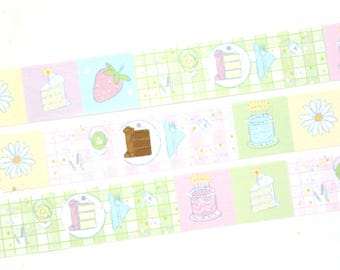 Cinta washi de picnic para fiesta de cumpleaños