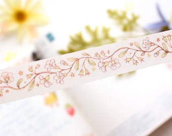 Bluebell Flower Vine Washi Tape