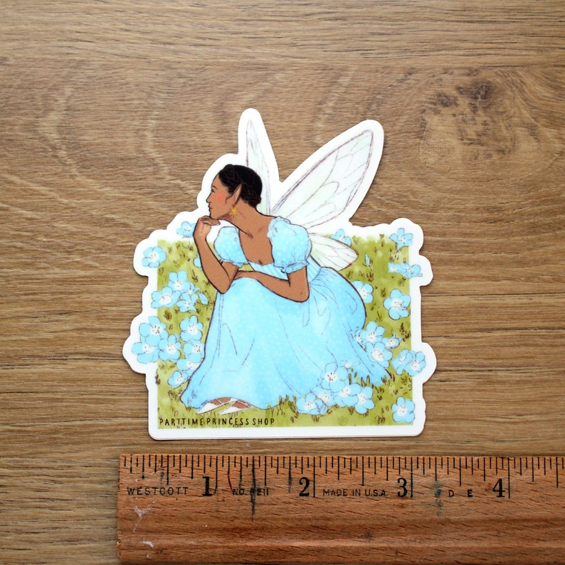 Speedwell Sticker Speedwell Fairy Vinyl Sticker | Etsy
