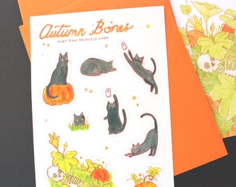 Autumn Bones Sticker Sheet