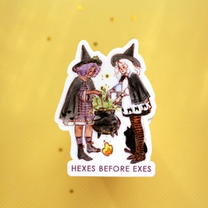 Hexes Before Exes Vinyl Sticker