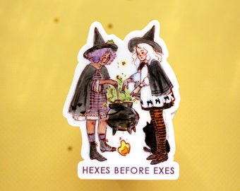 Hexes Before Exes Vinyl Sticker